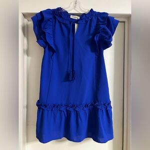 Impressions Blue Dress Small